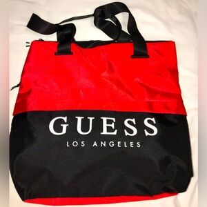 GUESS Nylon w/ Mesh Tote Bag
